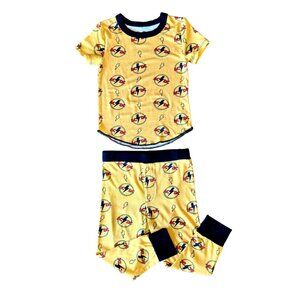 ROWDY SPROUT AC/DC Pajamas Boys 18-24 Toddler Boy Bamboo Two Piece PJs ACDC